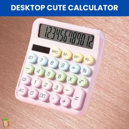 syara Desktop Cute Calculator, 12-Digit Large Display With Aesthetic Candy ColorP292 Desktop Cute Calculator, 12-Digit Large Display With Aesthetic Candy ColorQ292 Basic Calculator-picture-28