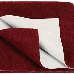 smilykid Plastic Baby Sleeping Mat Bed Protecter Mats (Maroon, XL Size)-picture-13