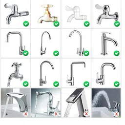 akriza 3pcs 6 Layer Activated Carbon Faucet Water Filters Home Kitchen Tap Mount Water Filter image 5