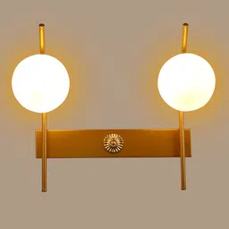 decorativeray Double Metal Novelty Wall Light (Gold) image 3