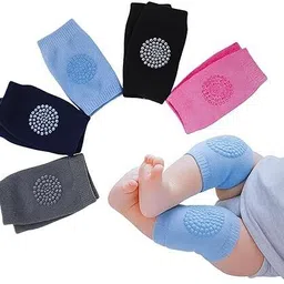 catliyer Baby Knee Pads for Crawling | Elbow Safety Protector | Baby Knee Pad set of 2 Multicolor Baby Knee Pads image 1