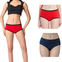 louis craft Pack of 2 Women Periods Multicolor Panty image 1