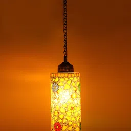 somil Attractive Pendant Hanging Mosaic Ceiling Lamp Light -A5 Pendant Lamp Ceiling Lamp image 4
