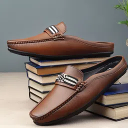 thivim Deziner Mens Black Casual Ethnic Wear Loafers For Diwali Loafers For Men-picture-33