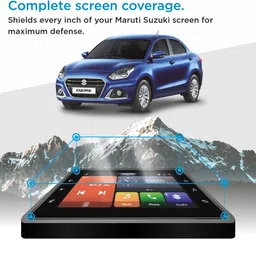 spartan shield Screen Guard for MARUTI SUZUKI SWIFT DZIRE ZXI ZXI+ 2021-2024 || 7 INCH Infotainment Display TouchScreen Protector | Car Music System Accessories [Not Tempered Glass] image 3