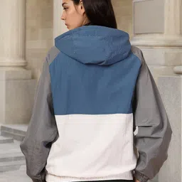 CHKOKKO Colorblock Women Wind Cheater image 2