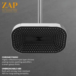 zap Felix STEP EDGE 15.5cmX23cm RECTANGULAR OVERHEAD SHOWER (W/O SHOWER ARM) Fixed Mount-picture-26