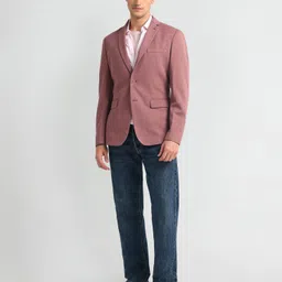 arrow Men Solid Single Breasted Formal Blazer image 4