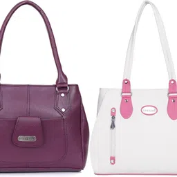 Women Purple, Pink Shoulder Bag-image-0