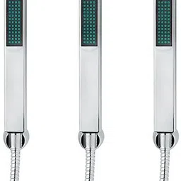 Parryware hand shower Sinatra square with Hose & clutch set of 3 pic 060 shower-picture-13