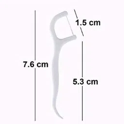 toovus dental floss toothpick for tooth cleaner with plastic handle ,tooth cleaning. image 3