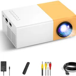 Sonex Mini Portable LED Projector with Multiple Interfaces Like AV, Audio, USB, HDMI (1500 lm / 1 Speaker / Wireless / Remote Controller) Portable Projector-picture-18