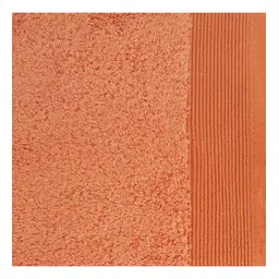 Orange Solid 550 GSM 100 % Cotton Bath Towel by Maspar image 3