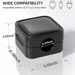 FLOSTRAIN Magnetic Cable Clips, 6 Pack, Cord Holder, Cable Management Cable Protector image 2