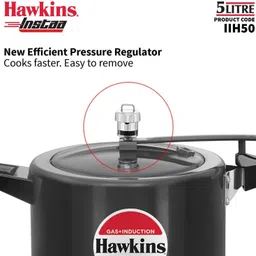 hawkins 5 Litre Instaa Pressure Cooker, Induction Inner Lid Cooker 5 L Induction Bottom Pressure Cooker image 4
