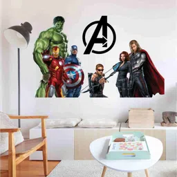skyolla 59 cm Avenger Wall Sticker – Self Adhesive Vinyl Décor for Kids’ Room, Nursery Room Self Adhesive Sticker image 3