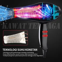 curve creation Professional Salon Style Hair Dryer 1500W THD-155 Hair Dryer-image-25