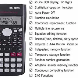 va enterprise SCINCE/CALCULATOR-1 Standard Calculator 12 Digit with Large LCD Display and Big Buttons Scientific Calculator image 2
