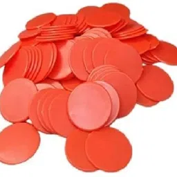 royals Plastic Plain Token/Coins Pack Of 100 Coins, 4Coloursx25pc image 4