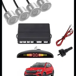 peeps store Car Premium 4 Silver Reverse Parking Sensor-AP25N269 Car Premium 4 Silver Reverse Parking Sensor-AP25N269 Parking Sensor-picture-33
