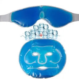 Aloe Vera Ice Cool Gel CV=5D=DJ Eye Mask with Strap-on Premium-image-26