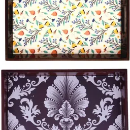 espoir bloom NEW25_tray set of 2 with Digital print|Serving Tray|Multipurpose Tray|EB-T648 Tray-picture-20