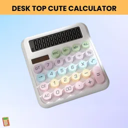 syara Desktop Cute Calculator, 12-Digit Large Display With Aesthetic Candy ColorP50 Desktop Cute Calculator, 12-Digit Large Display With Aesthetic Candy ColorW50 Basic Calculator-picture-33