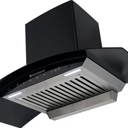 Ultima Curve Chimney 90cm/1200 M3/H With Auto-Clean Function Wall and Ceiling Mounted Black 1200 CMH Chimney-image-28