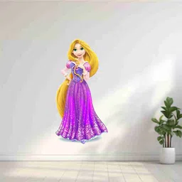 skyolla 59 cm Rapunzel Wall Sticker – Self Adhesive Vinyl Décor for Kids’ Room, Nursery Room Self Adhesive Sticker image 3
