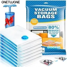 uratech Vacuum Storage Bags With Pump Space Saver for packing clothes Travel Storage Vacuum Bags-picture-15