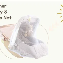 joyride DLX Carry Cot & Rocking Chair | Mosquito Net | Storage Box and Swinging Ropes Bouncer image 4