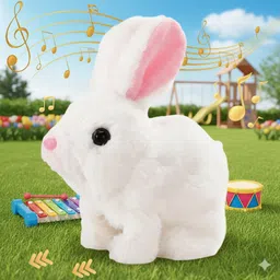 bitline Rabbit Interactive Electronic Pet Plush Bunny Toy with Sounds and Movements - 7 cm-picture-44