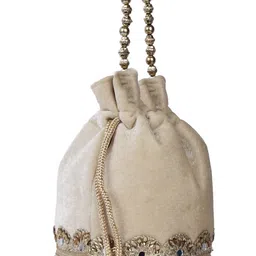 skimmer Women Yellow Potli image 2