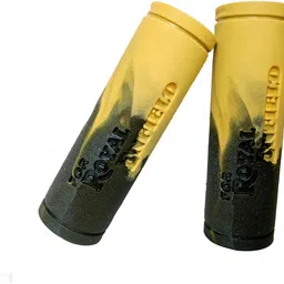 lksglobal Yellow Grip Handle Bar Grip For Royal Enfield Classic 350, Continental GT, Classic 500, Super|Thunderbird, Meteor 350, 500 image 3