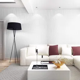 woltop Vinyl Abstract White Wallpaper image 3