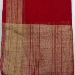 avinzo Silk Blend Woven Maroon Women Dupatta image 2