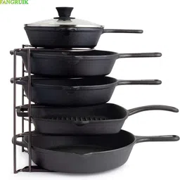 Utensil Kitchen Rack Kitchen Organizer Items Rack For Pots And Pans Iron-image-9