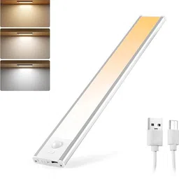 leyluko Motion Sensor Under Cabinet Light with USB Rechargeable Battery 20 W 20 cm Tube Light-picture-21