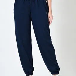 gys Women Regular Fit Blue Cotton Blend Trousers-picture-28