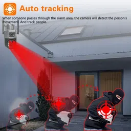 Maizic Smarthome Supercam 12MP Outdoor Solar Dual Lens/Dual Screen View 4G Wireless CCTV Camera Security Camera image 5