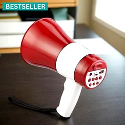 syara Handheld (Megaphone with Recorder) (Bhopu Talk Record Play) & Siren MusicTR536 Handheld (Megaphone) (Bhopu) Horn with USB & SD Card Port for AnnouncingTR536 Outdoor, Indoor PA System-picture-35