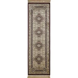 obsessions Maroon and Beige Persian 2x7 Feet Machine Made Runner image 2