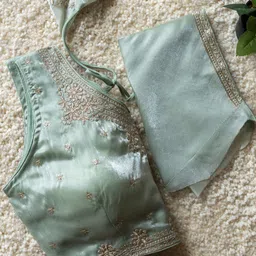 modern mughals V-Neck Women Blouse image 2