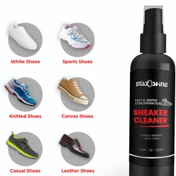 MAXOSHINE SHOE-CLEANER-SPRAY-120ML Cleaner image 2