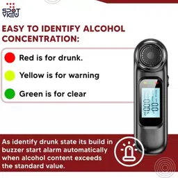 spotview Alcohol Tester|Portable Alcohol Testing Machine|LCD Digital Display (Pack of 2) Analytical Scale image 4