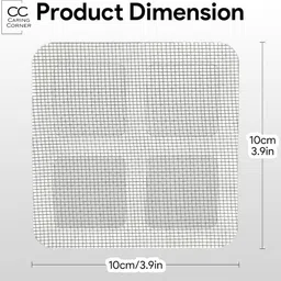 caring corner Disposable Shower Drain Cover Hair Catcher Shower Drain Mesh Stickers 20pcs Hair Wash Basin image 4