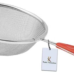 lsari Stainless Steel Soup Jali Strainer Juice Multiple Use Strainer Kitchen Tool. Strainer image 5