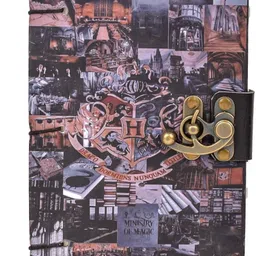 Ministry Printed Diary Notebook With Metal Lock A5 Diary Unrulled 200 Pages-image-25