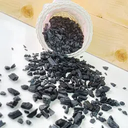 9dzine Black Tourmaline Chips for Vastu 50 Gm Black Tumble Gemstone Healing Crystal Polished Asymmetrical Crystal Stone image 3