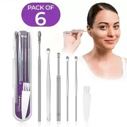 rhv Ear Wax Cleaner Ear Cleaning Tools kit Stick Set (36 g, Set of 6)-picture-18